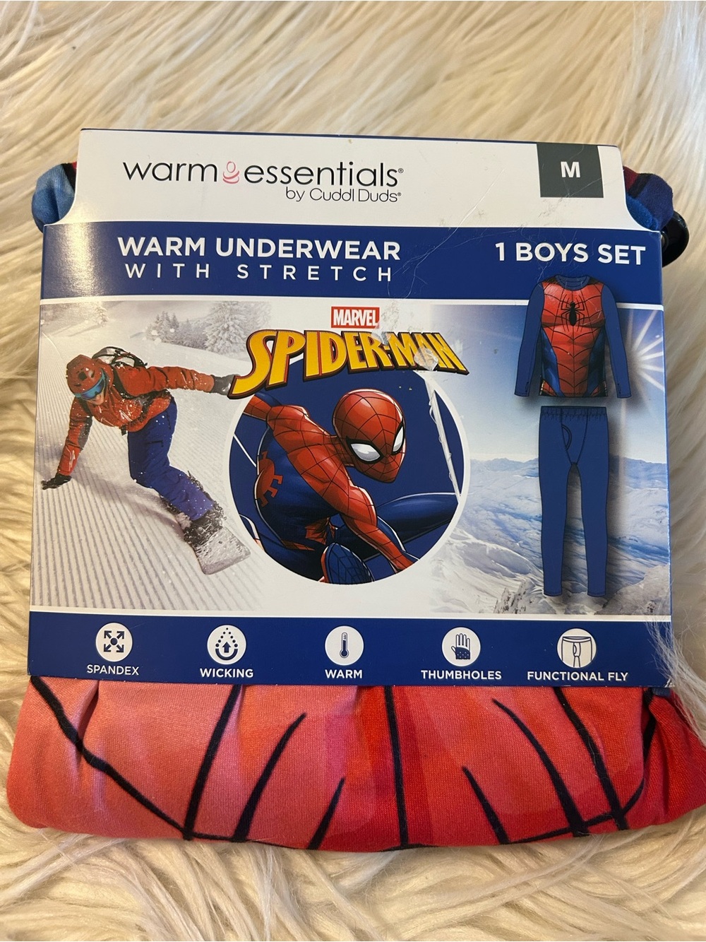Marvel Spider-Man Red & Blue Kids Pajama/warm set